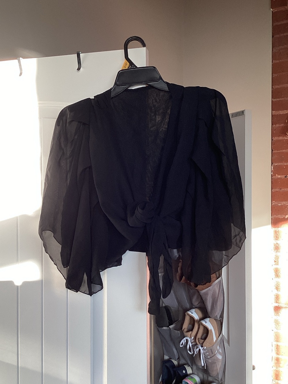 Chiffon Black BellyDance Top